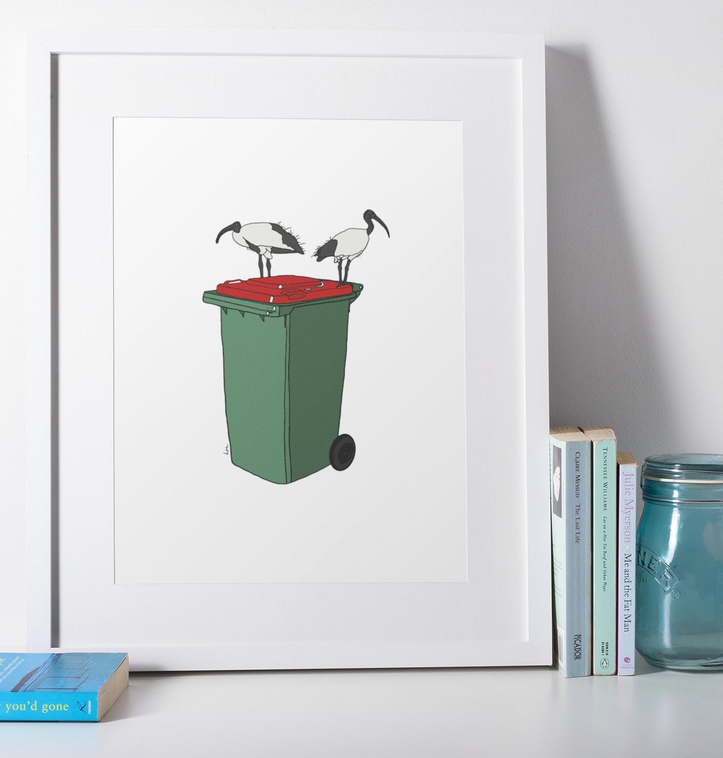 The Bin Chicken Series - Red - Two Birds, One Bin