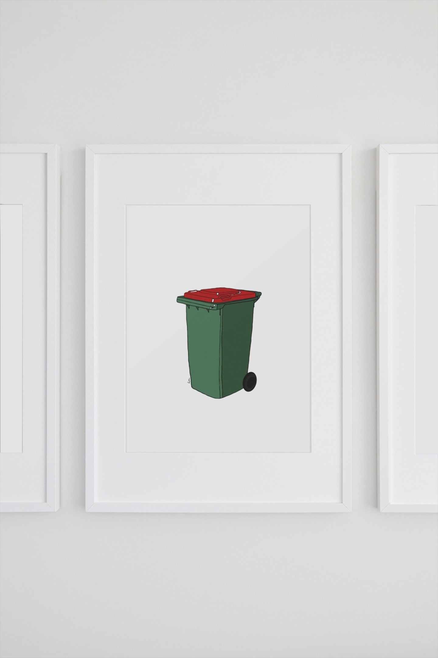 The Bin Chicken Series - Red (Set of 3)