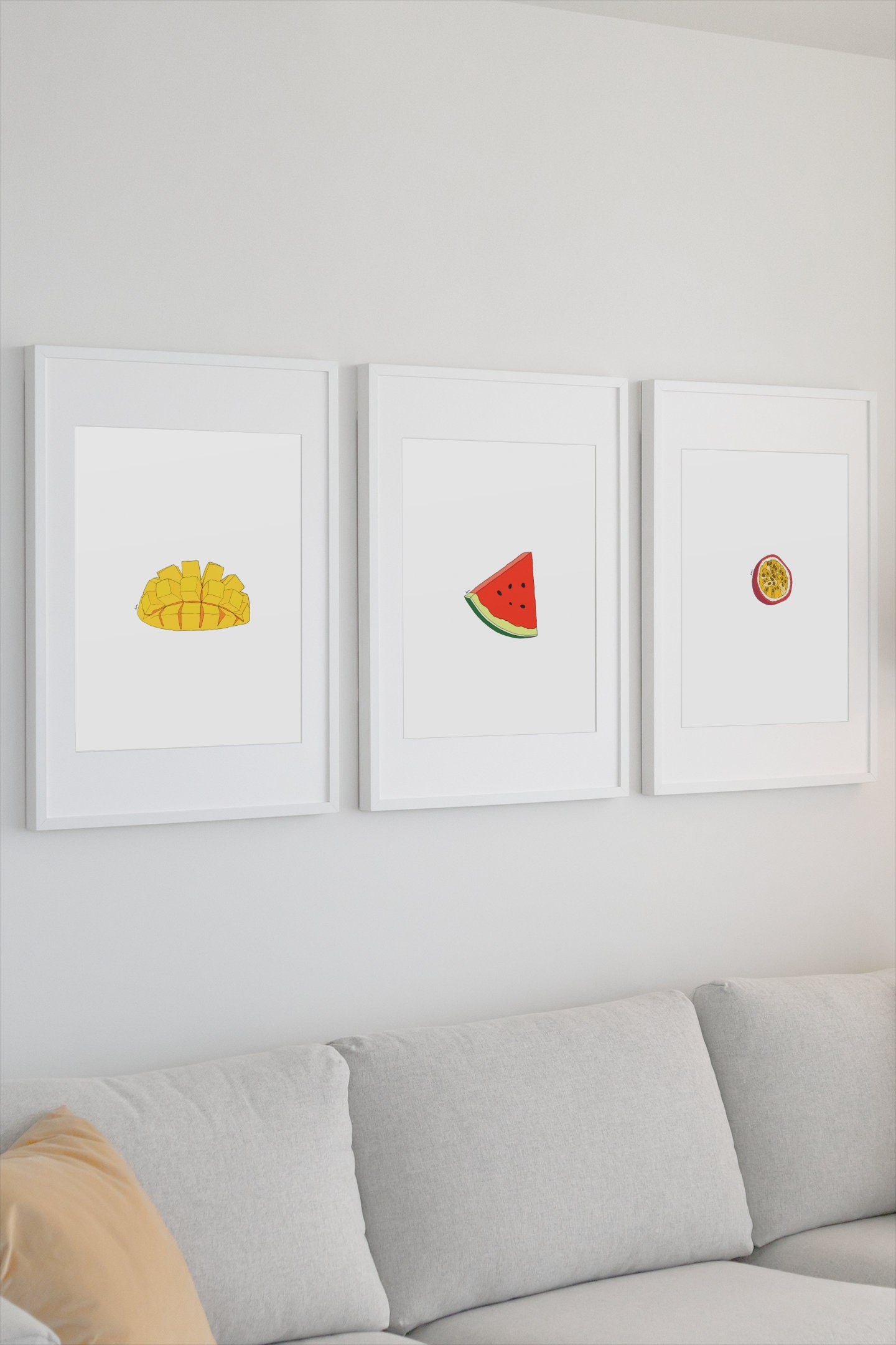 Summer Fruits Series - Fruit Trio (Set of 3)