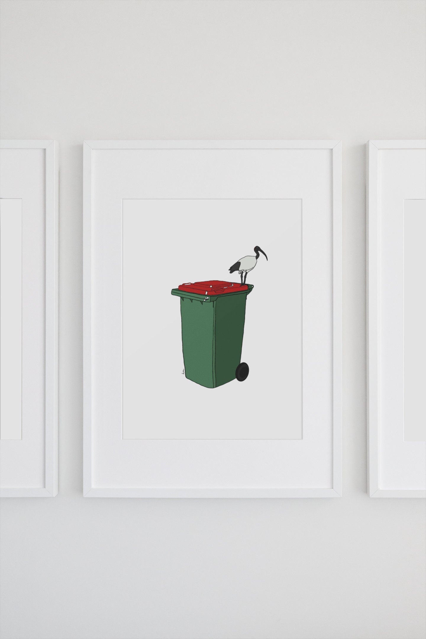 The Bin Chicken Series - Red (Set of 3)