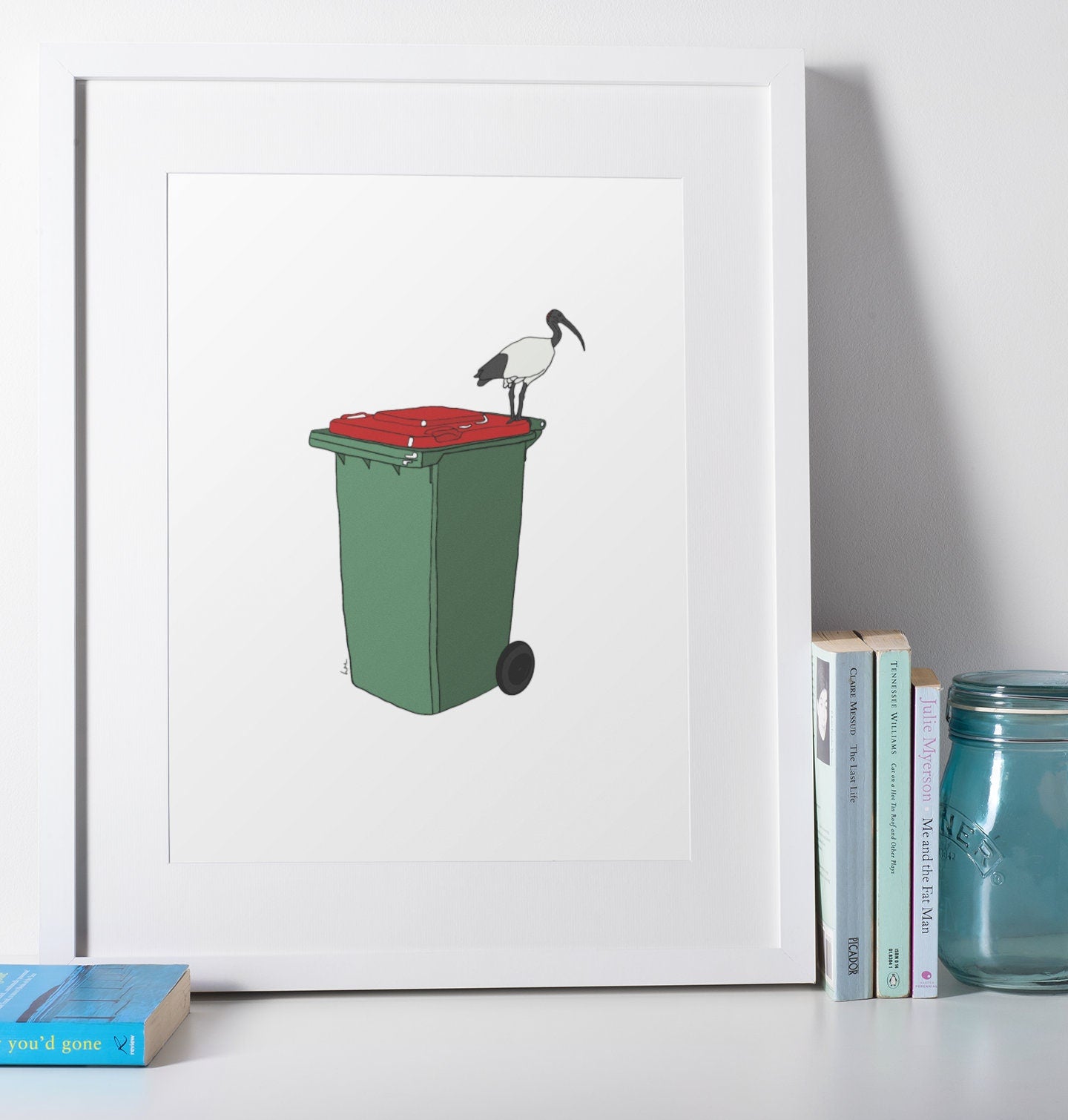 The Bin Chicken Series - Red - One Bird, One Bin